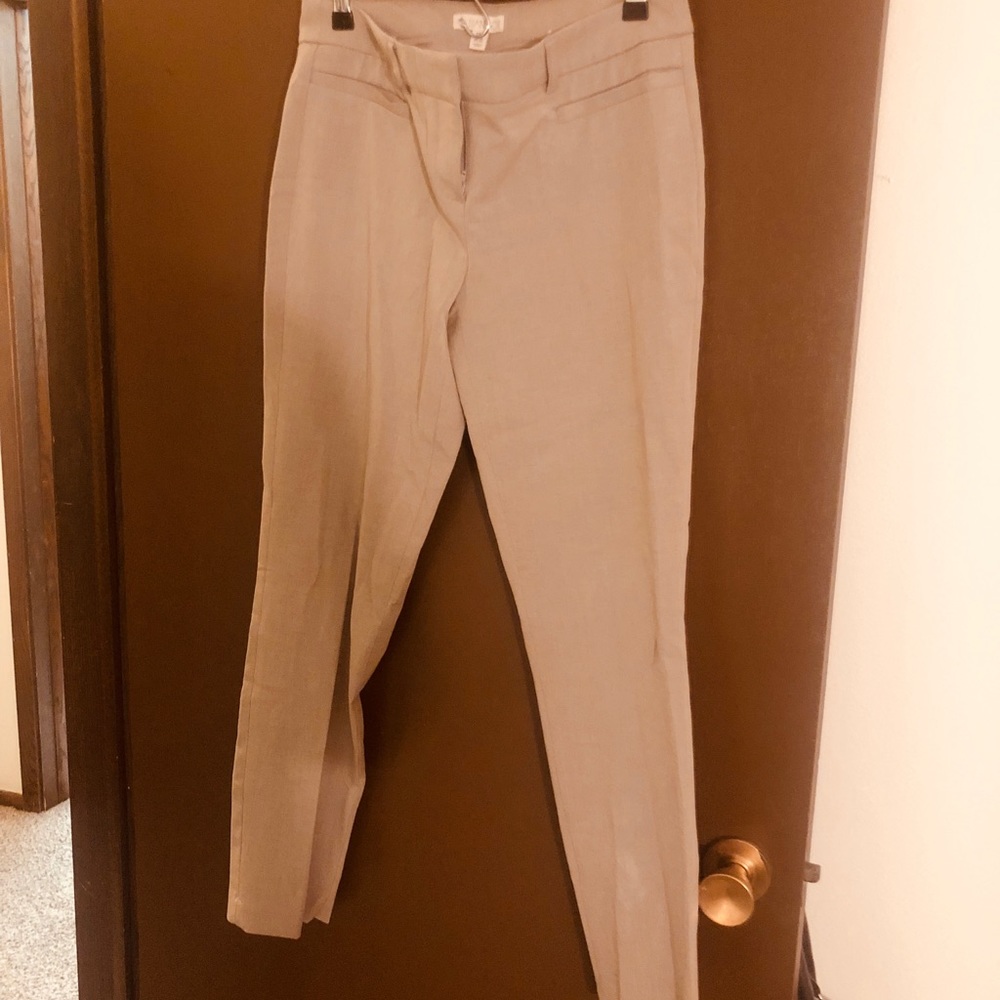 Elaine rose crop dress pants